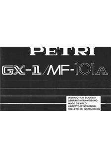 Petri MF 101 A manual. Camera Instructions.